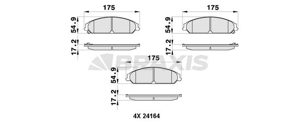 CHRYSLER 300 C Ön Fren Balatası 5142558AA