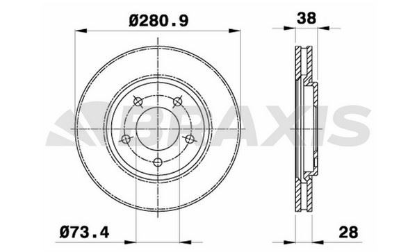 Chrysler Voyager RG,RS 01-08 Ön Fren Disk Takımı