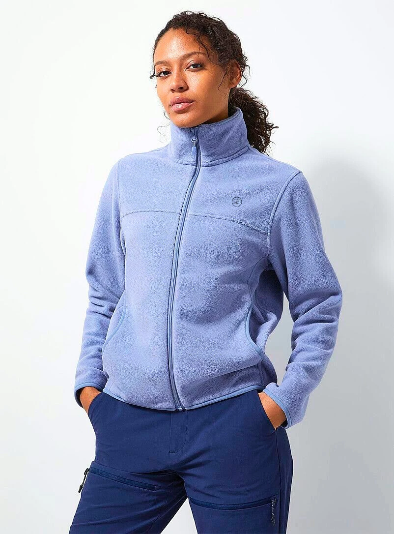 L İ Z Y -BUZ MAVİSİ  KADIN  POLAR CEKET