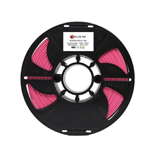 Elas 1.75mm Pembe PLA Plus Filament