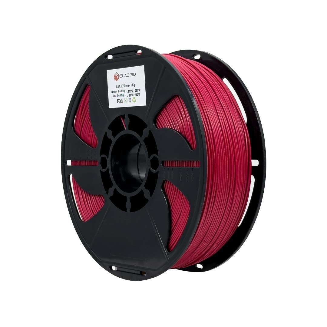 ELAS Kırmızı ASA Filament 1.75mm 1 KG