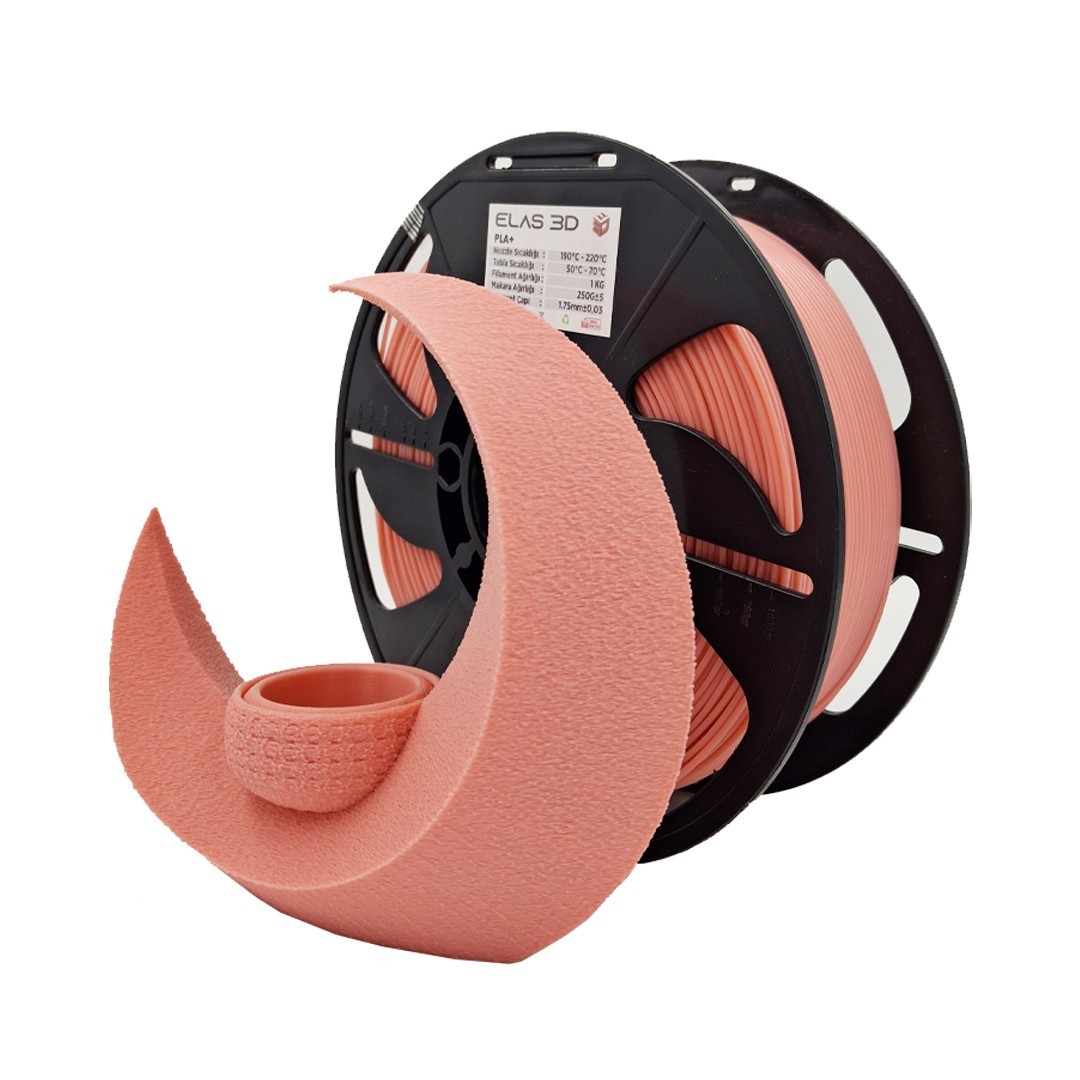 ELAS Pastel Pembe PLA Plus 1.75mm 1 KG Filament