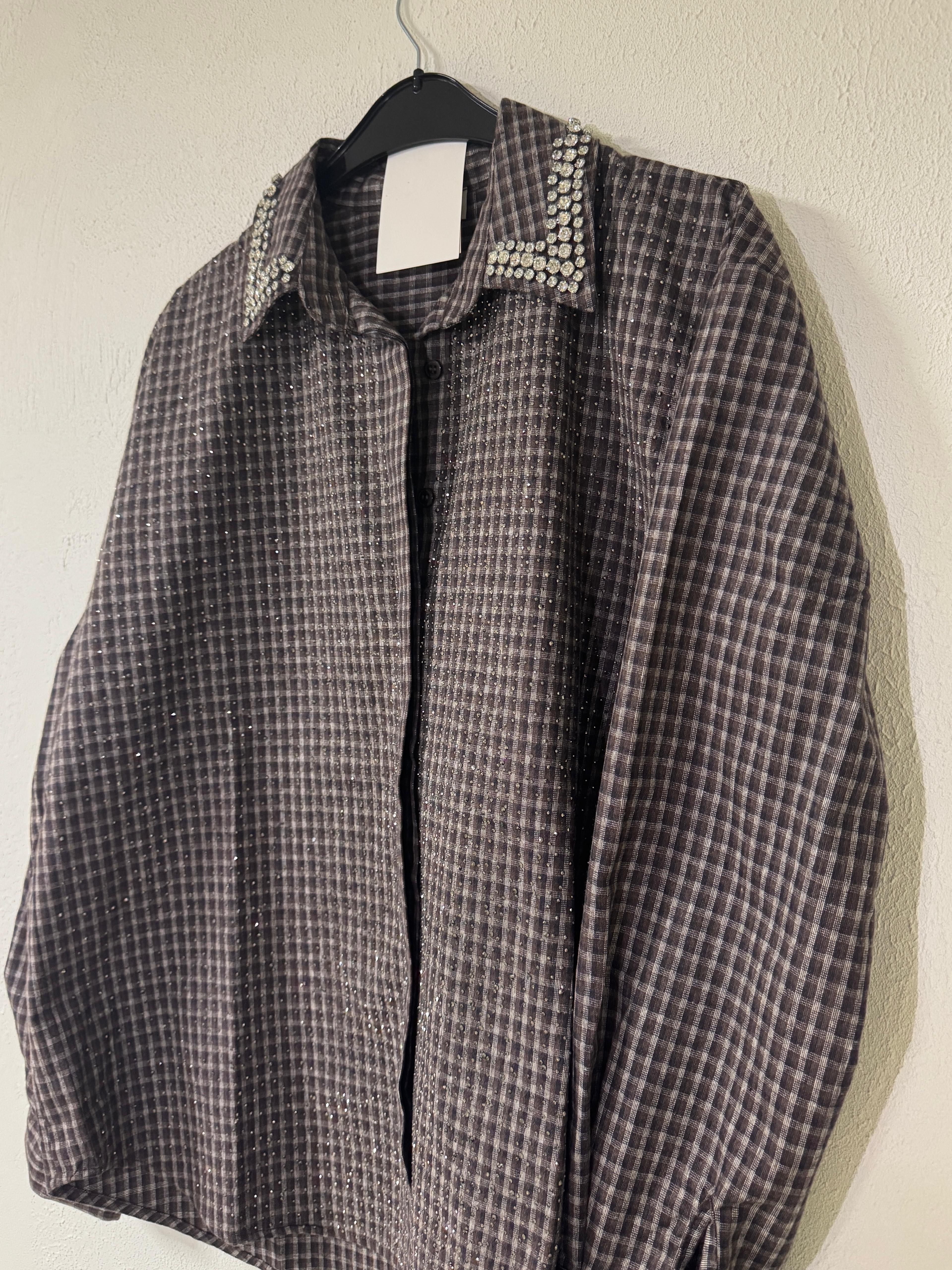 TAŞLI EKOSELİ ODUNCU GÖMLEK ( vizon ön siparistir 15 kasım ) - KAHVE