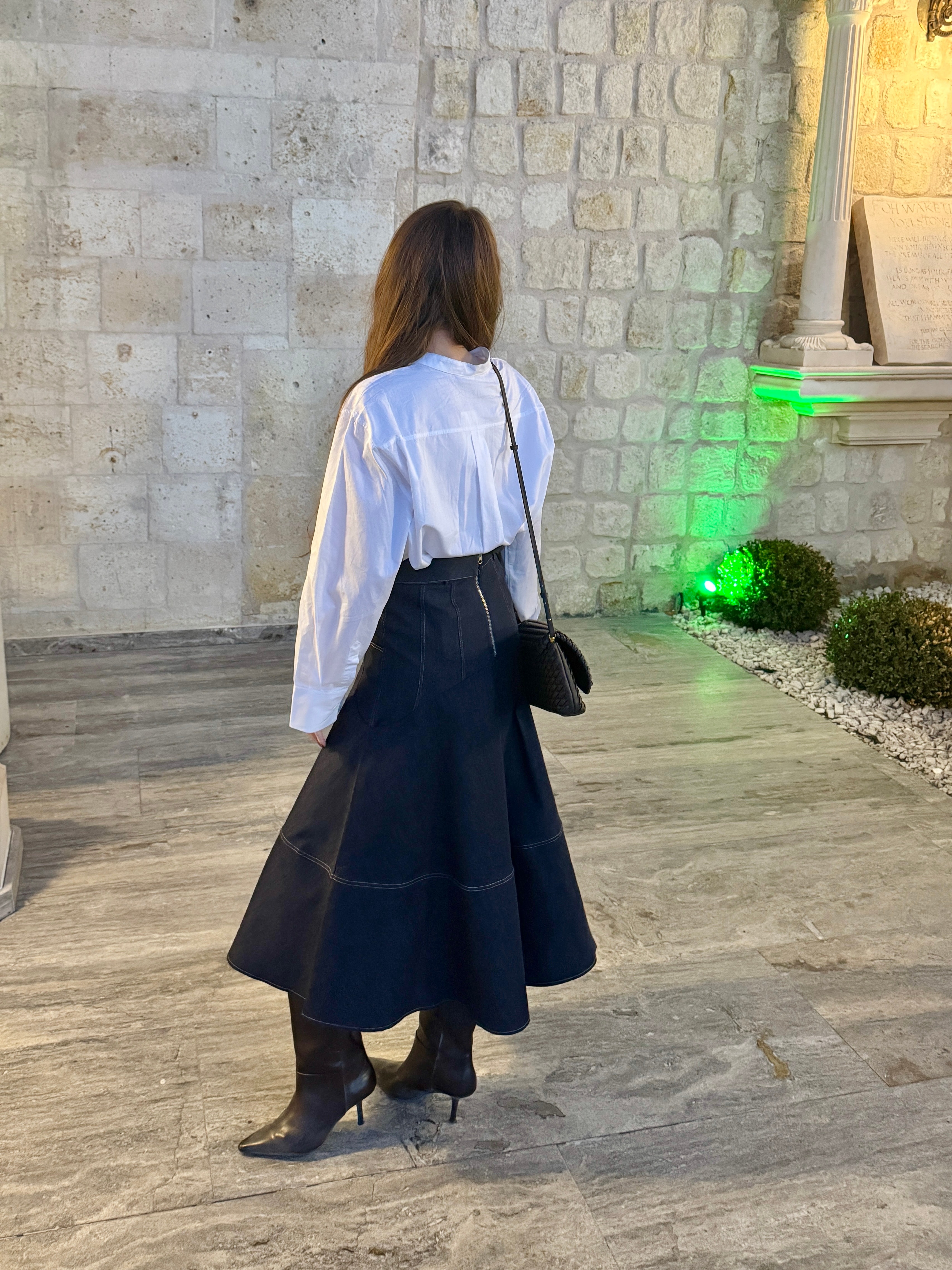 HAKİM YAKA POPLİN GÖMLEK 