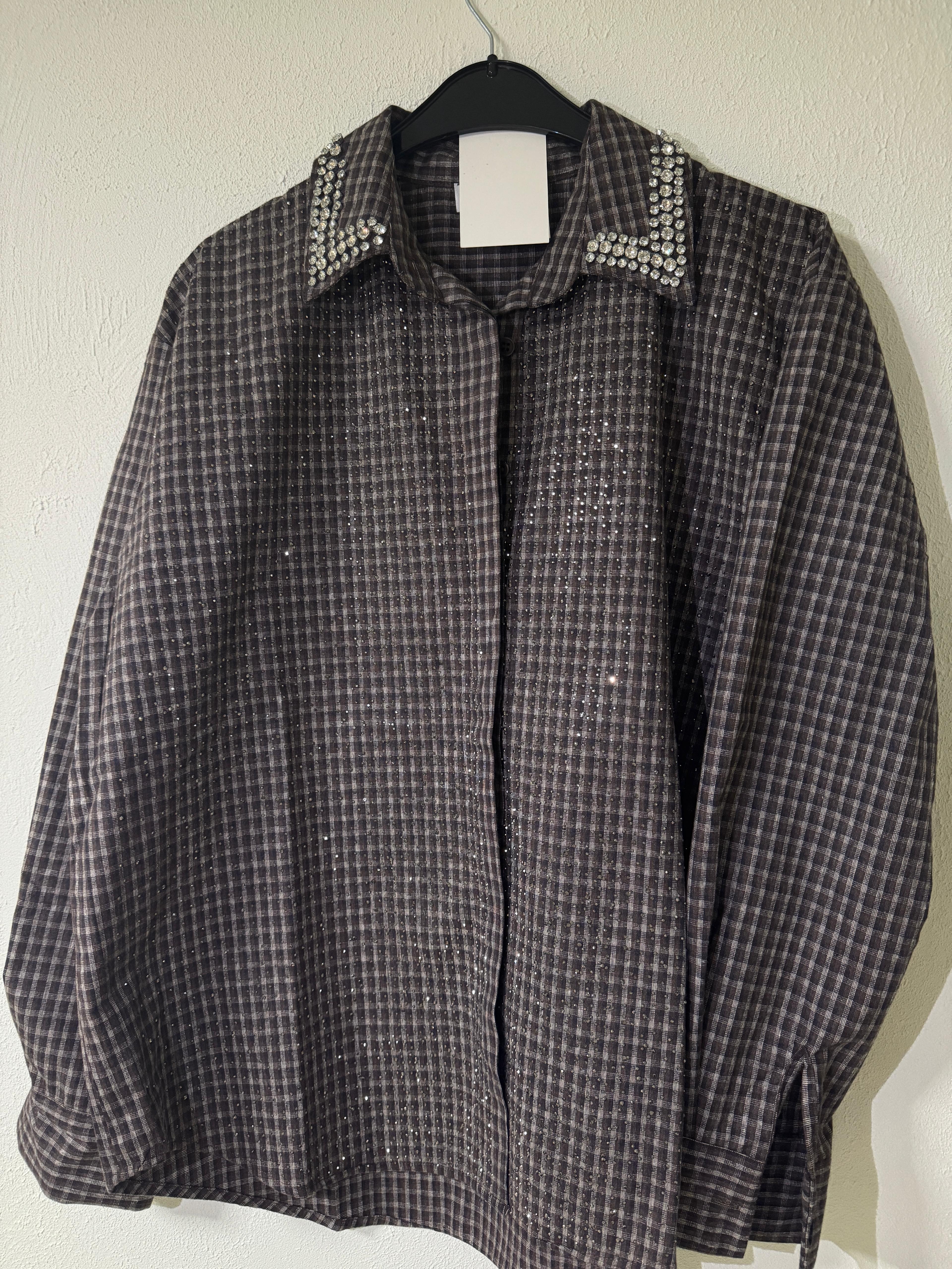 TAŞLI EKOSELİ ODUNCU GÖMLEK ( vizon ön siparistir 15 kasım )