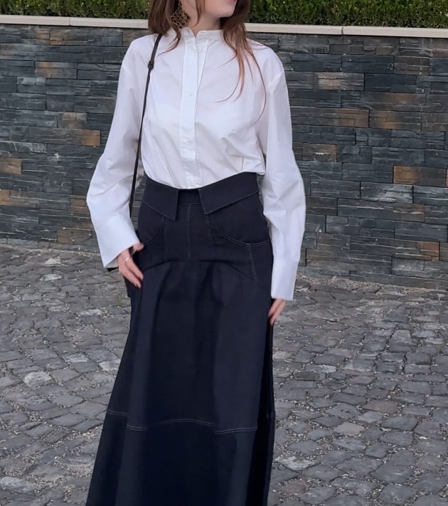 HAKİM YAKA POPLİN GÖMLEK 