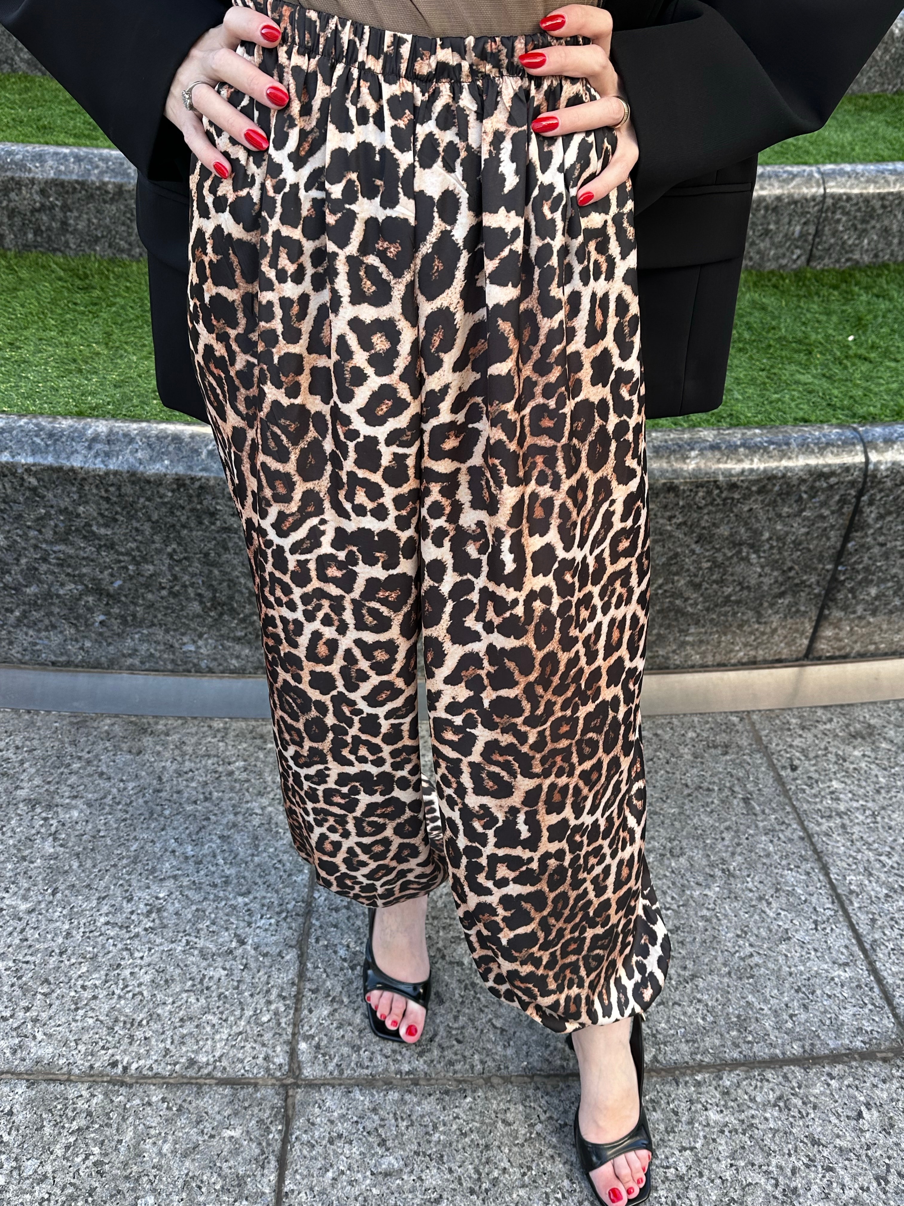 LEO İPEK SATEN ŞALVAR PANTOLON 