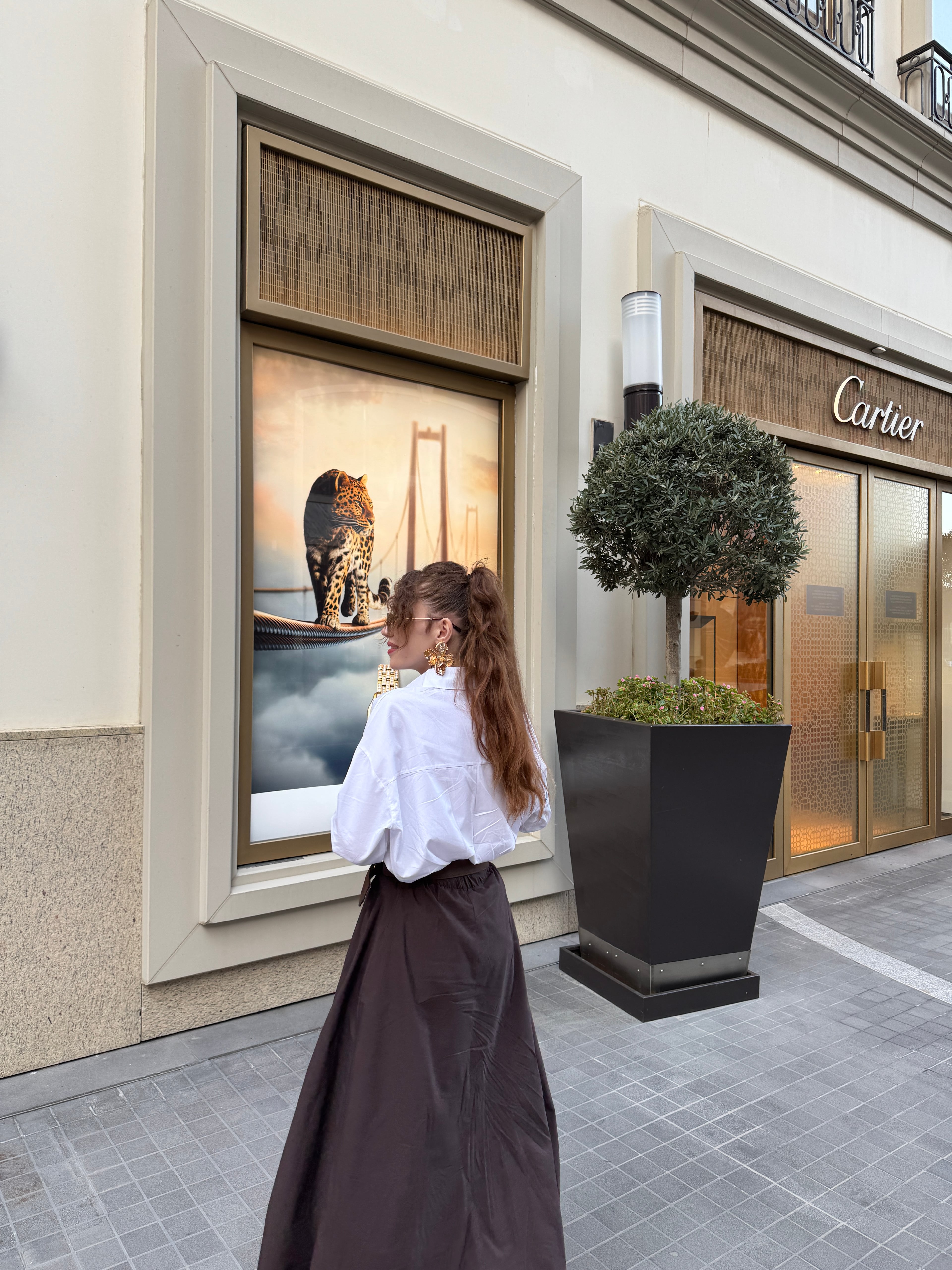 POPLİN KUMAS BALON ETEK 