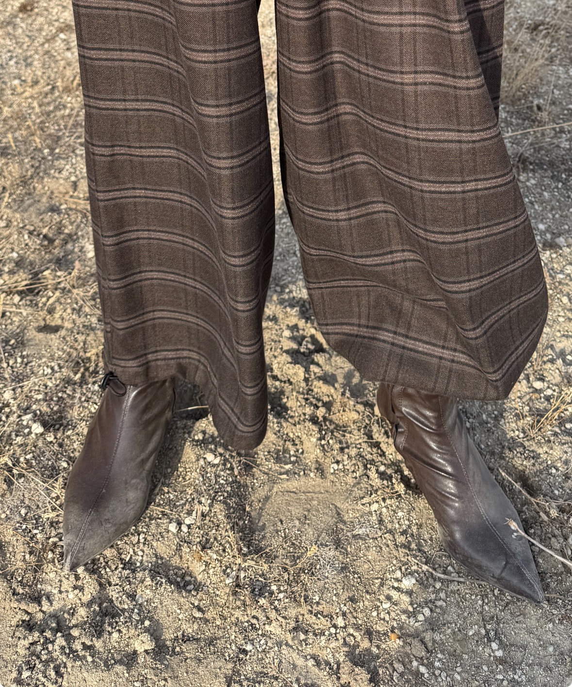  ÜRGÜP PACA LASTİK BUZDURMELİ EKOSELİ SALVAR PANTOLON 