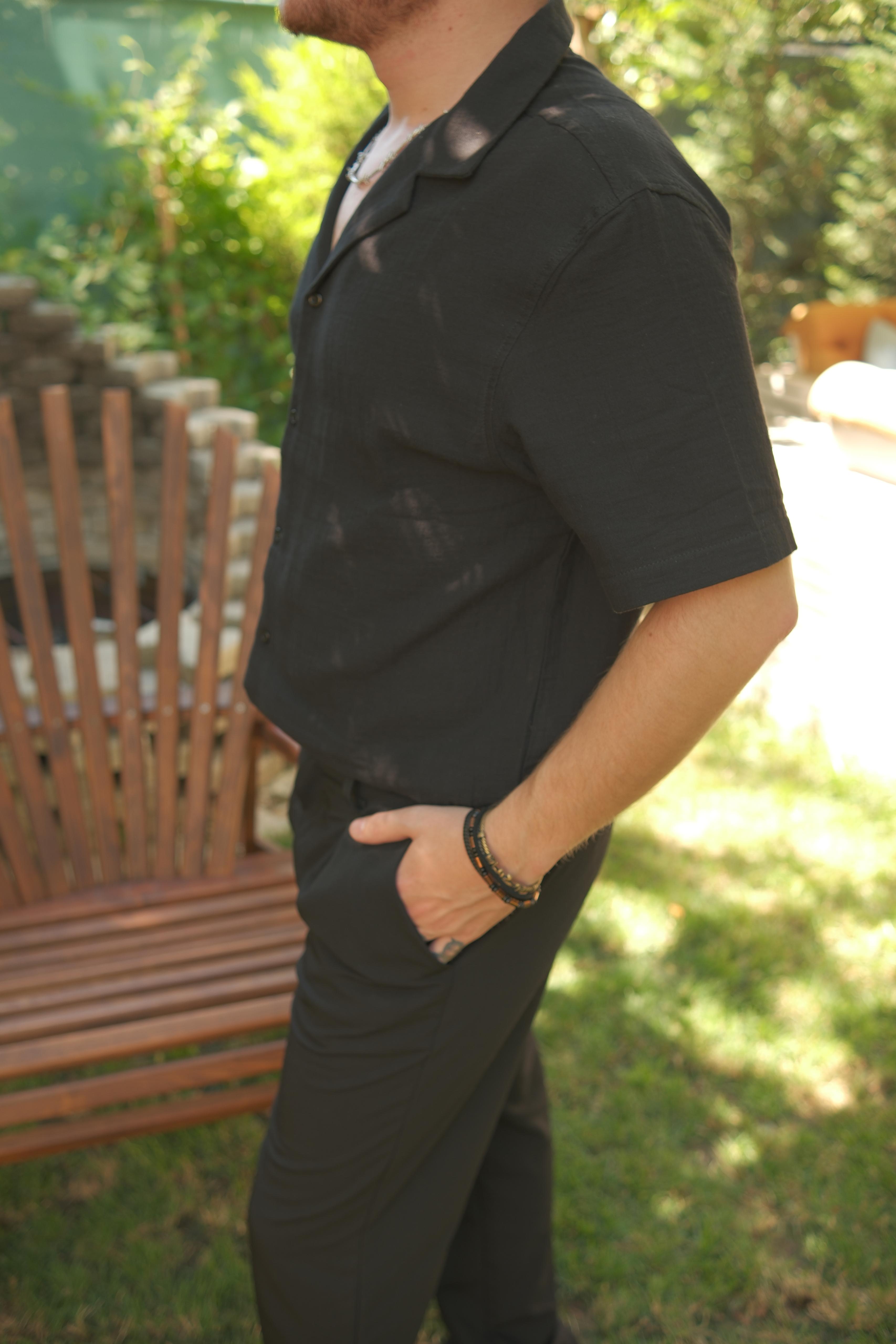 MÜSLİN KUMAŞ OVERSİZE GÖMLEK 