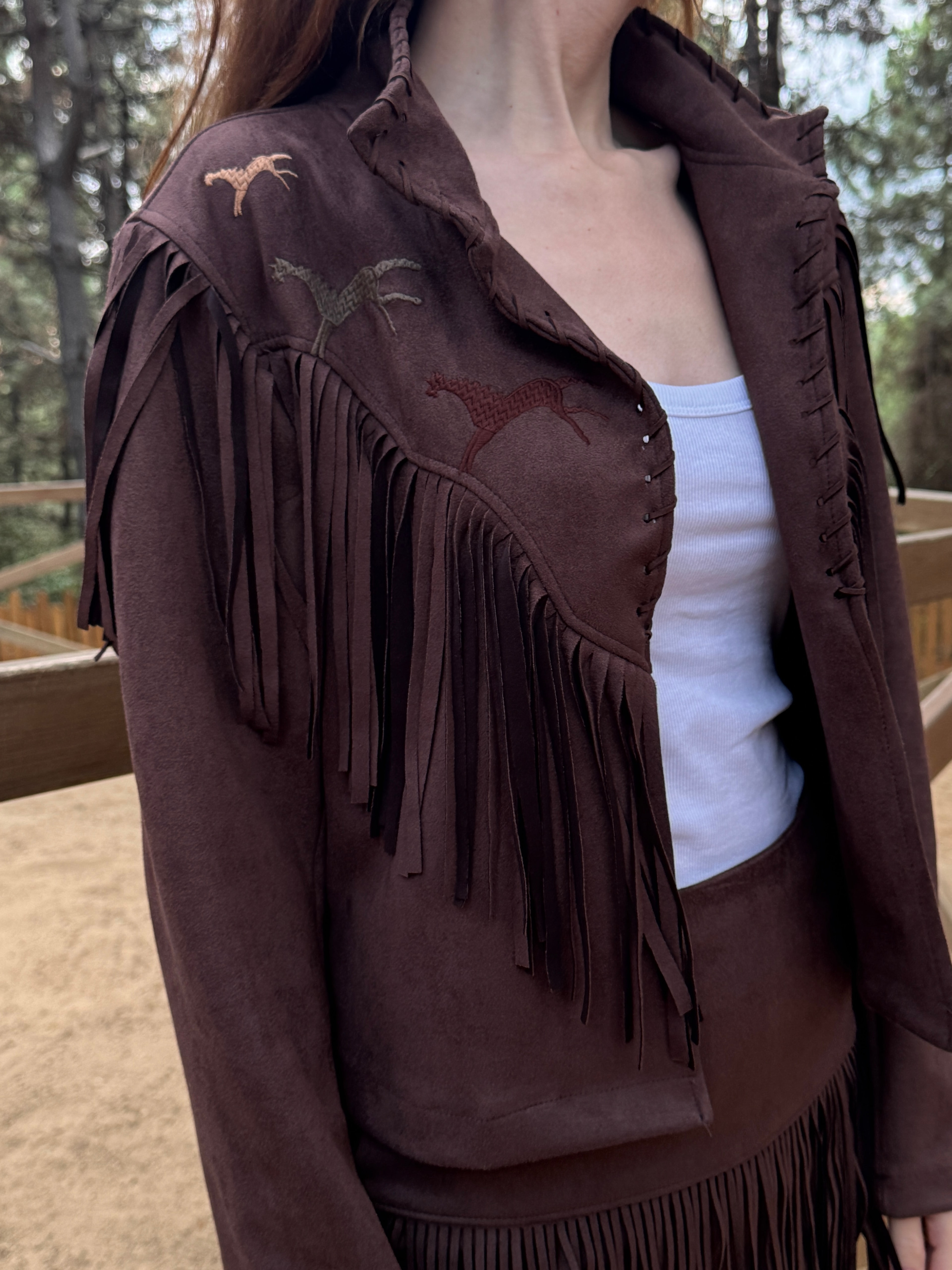 WESTERN PÜSKÜLLÜ PREMIUM SUET CEKET