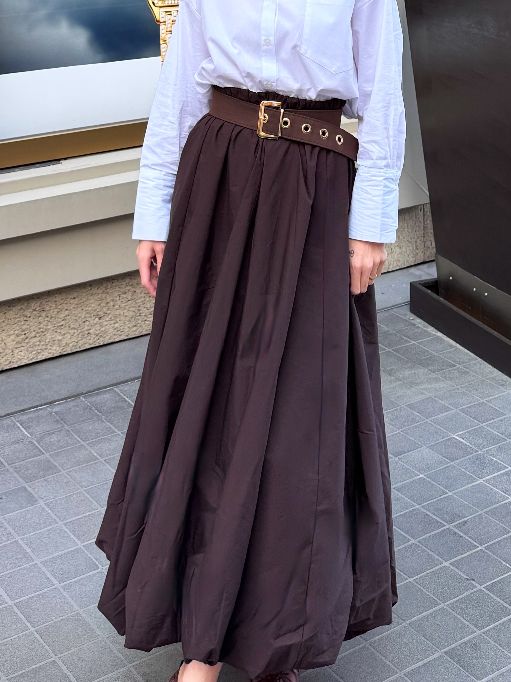 POPLİN KUMAS BALON ETEK 