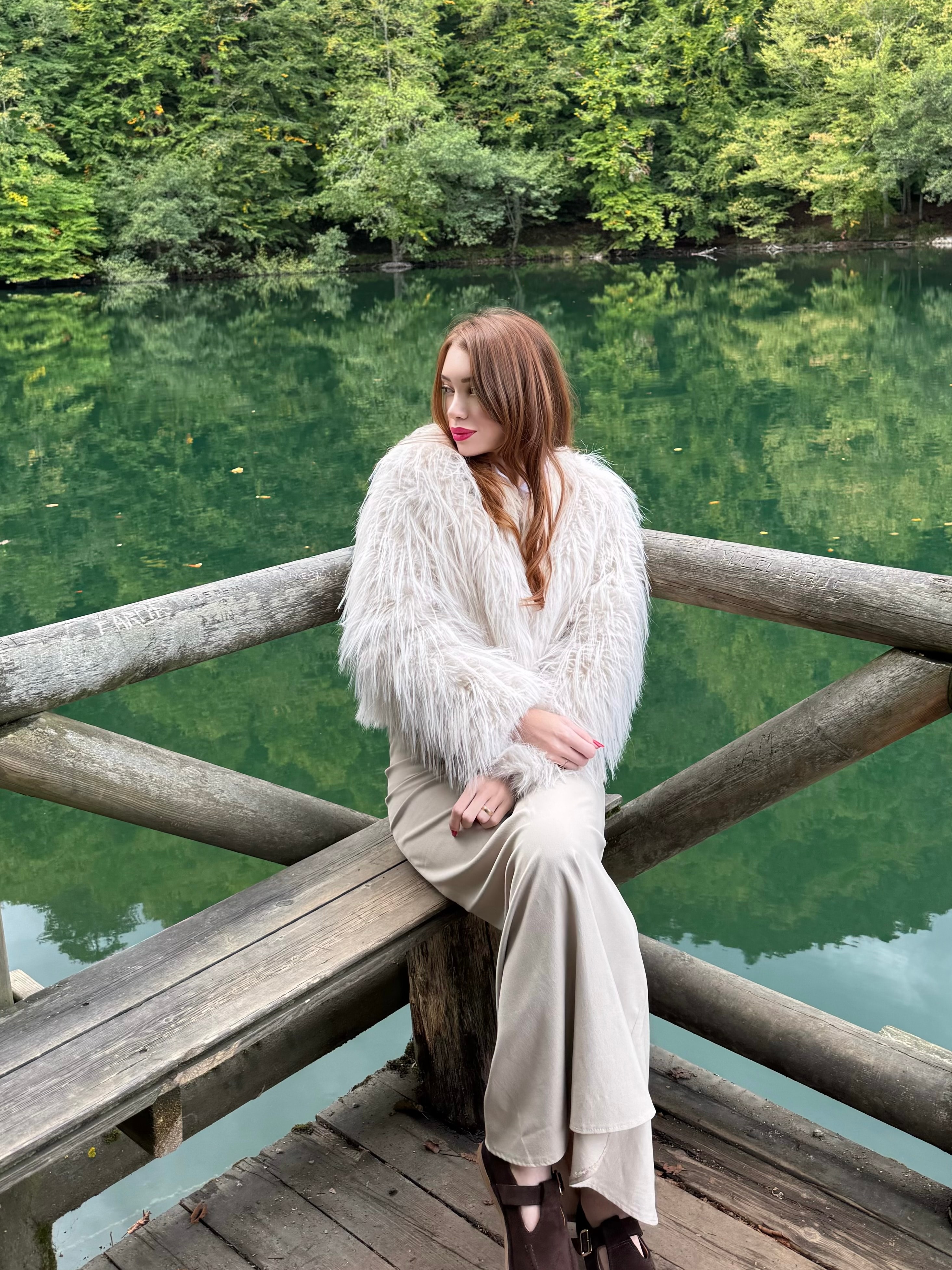 VALERİA SACAKLI KÜRK  - EKRU