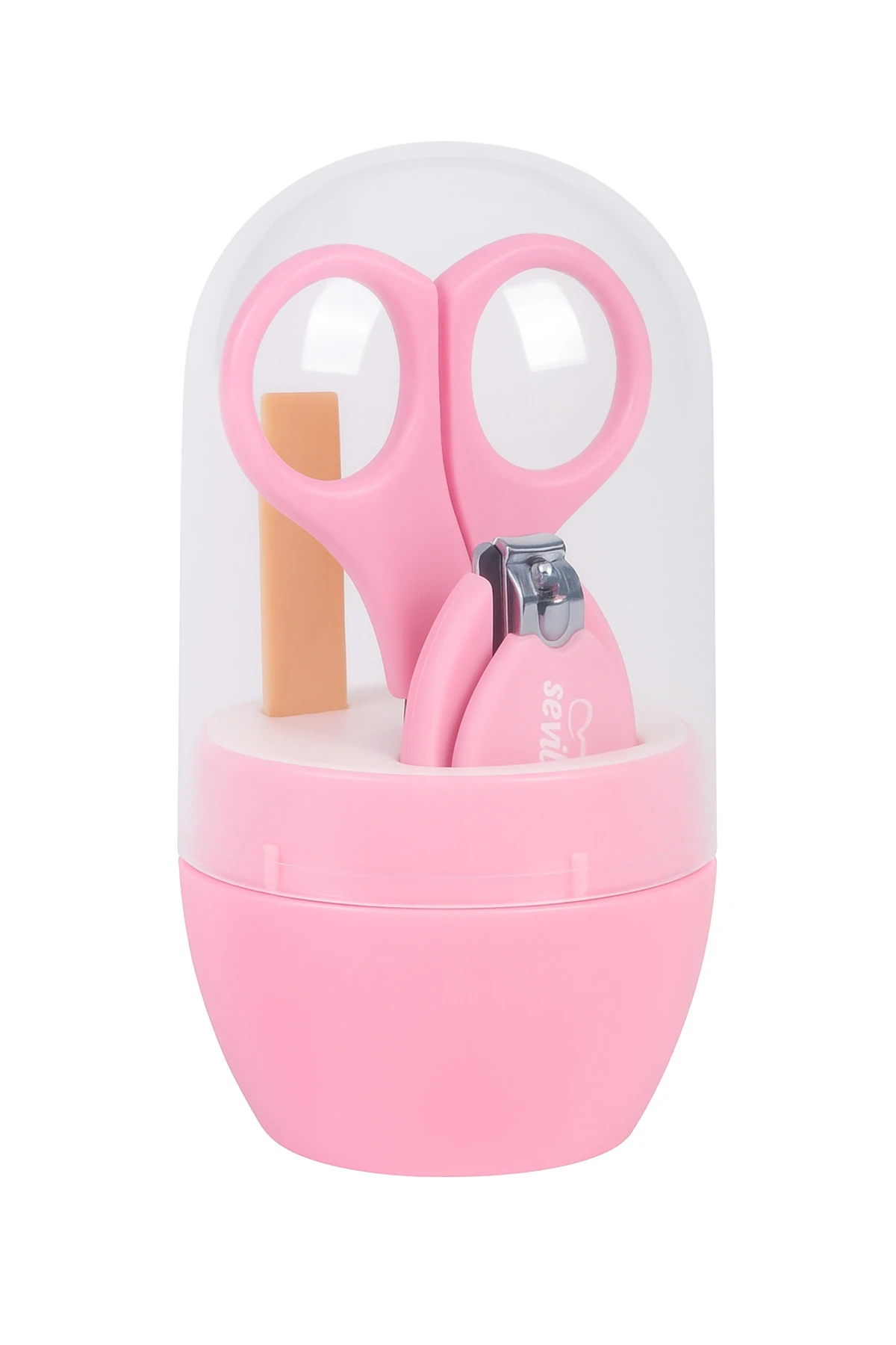 Pembe Bebek Tırnak Bakım Seti Güvenli Kesim 502