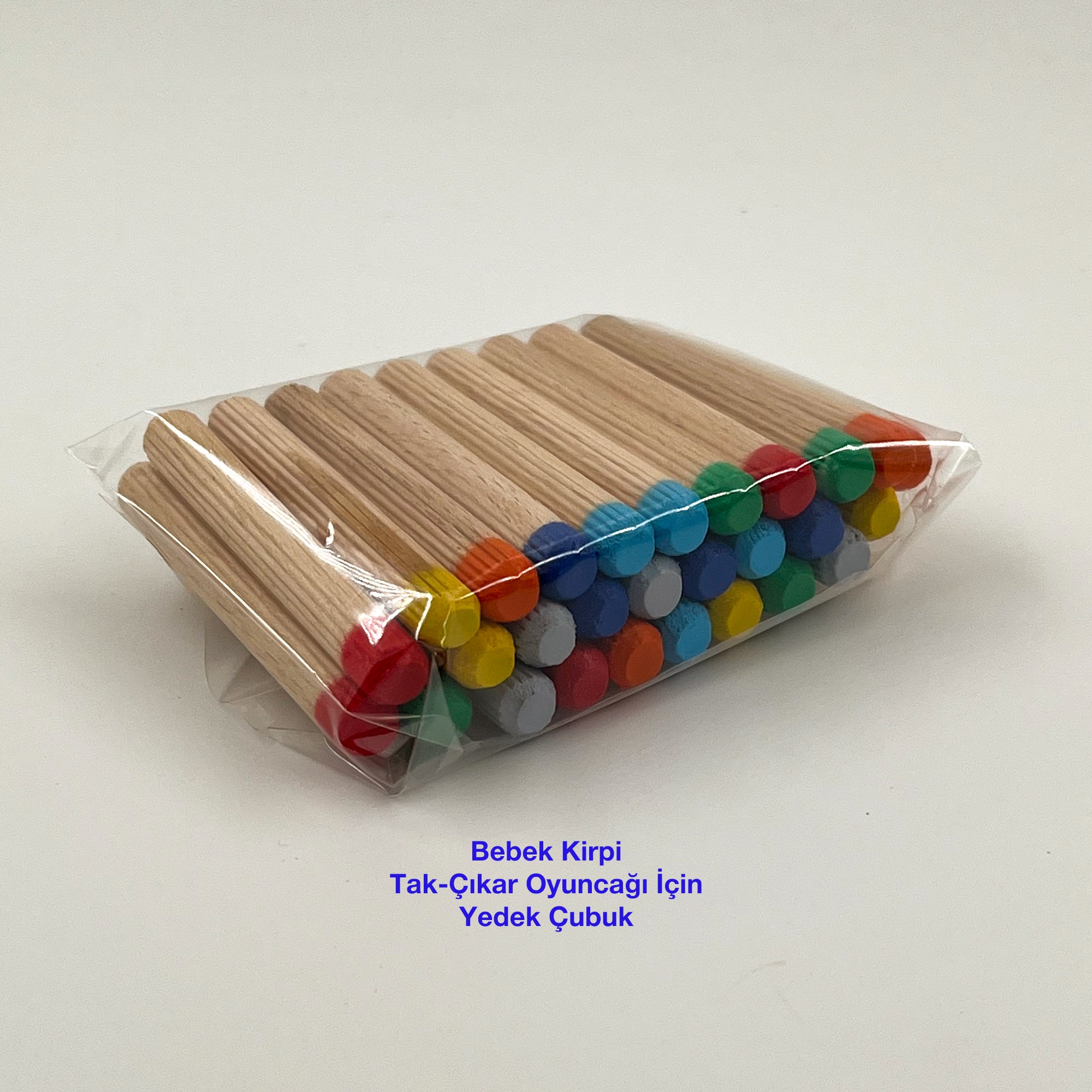 Colorful Dowel Set, Spare Stick for Plug-in Hedgehog Toy
