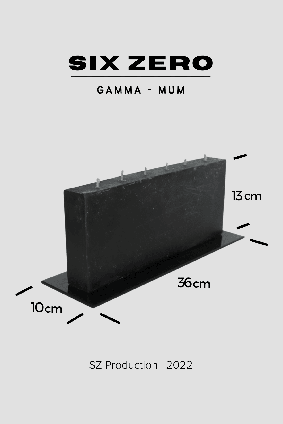 GAMMA | Siyah Mum