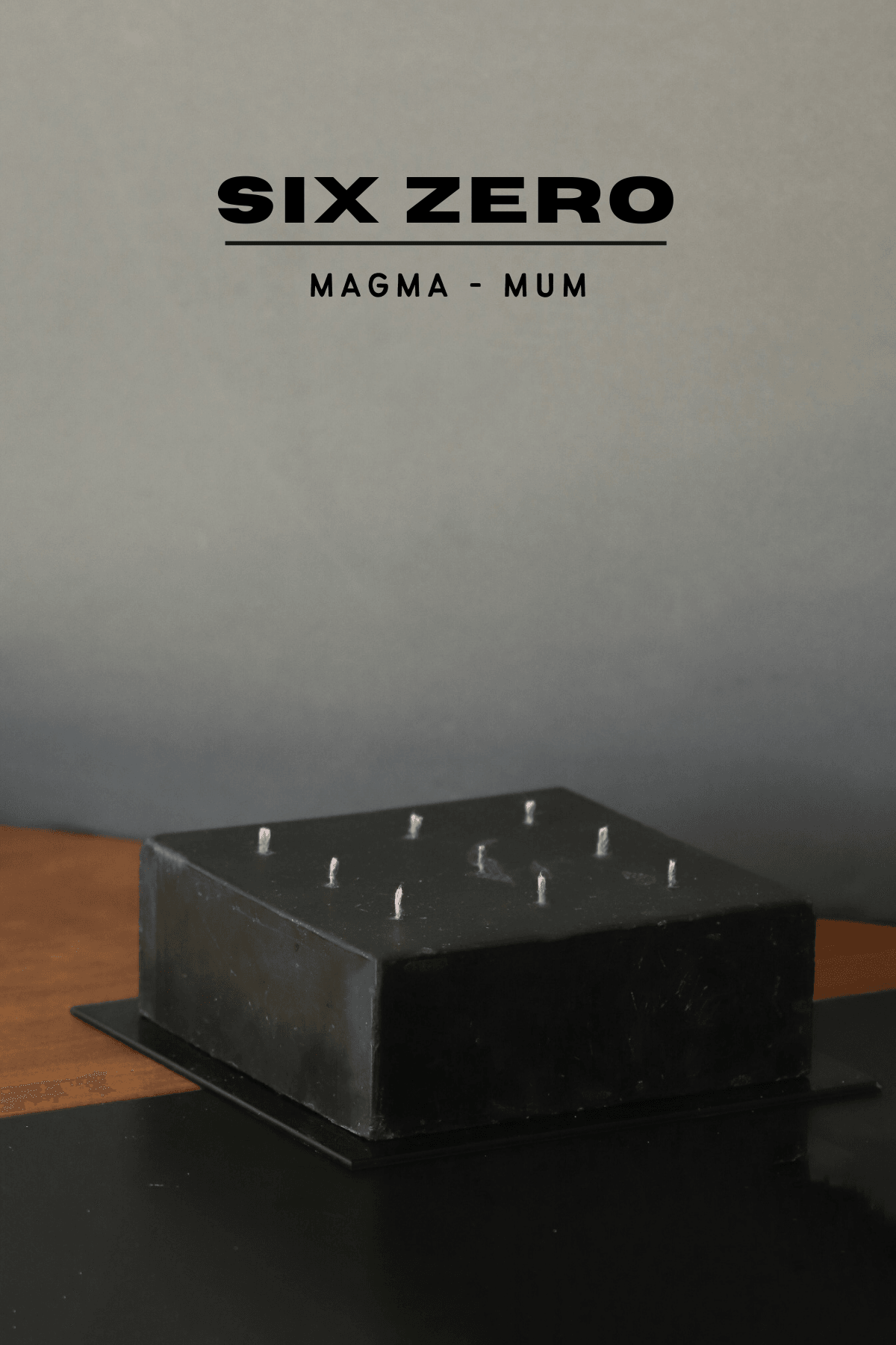 MAGMA | Siyah Blok Mum