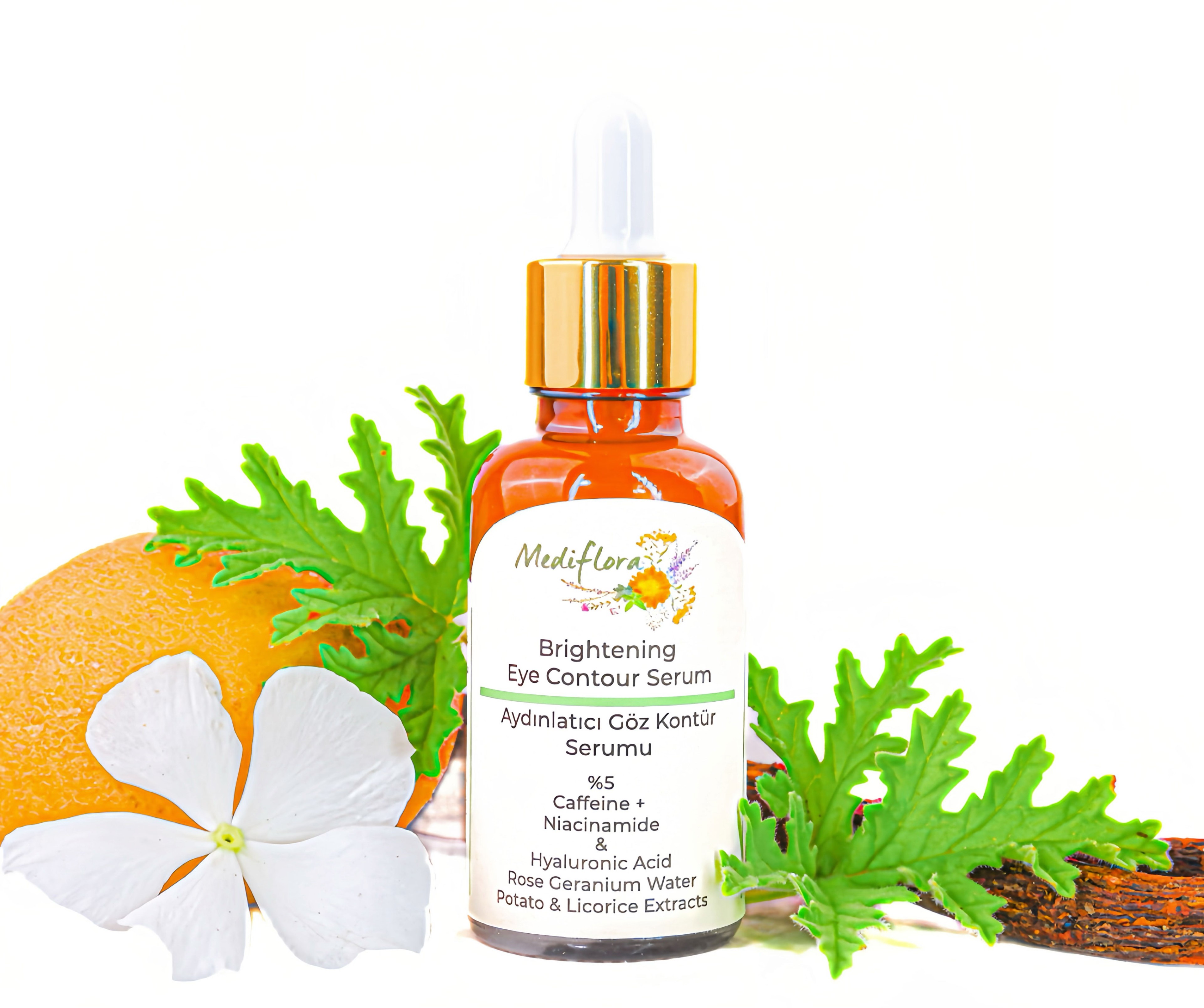 Mediflora Aydınlatıcı Göz Kontür Serumu - Kafein & Niacinamide