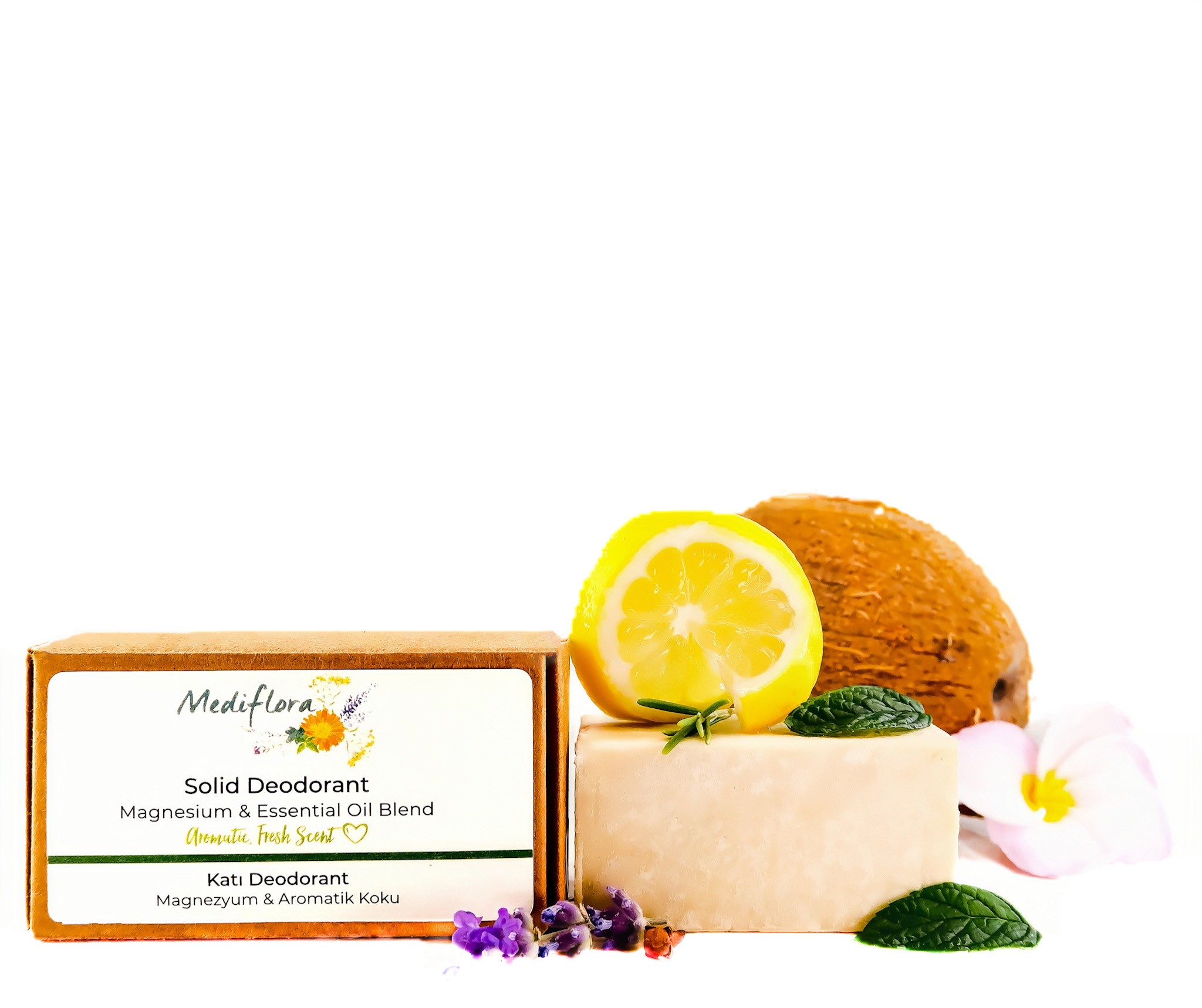 Mediflora Katı Deodorant- Magnezyum & Aromatik Koku