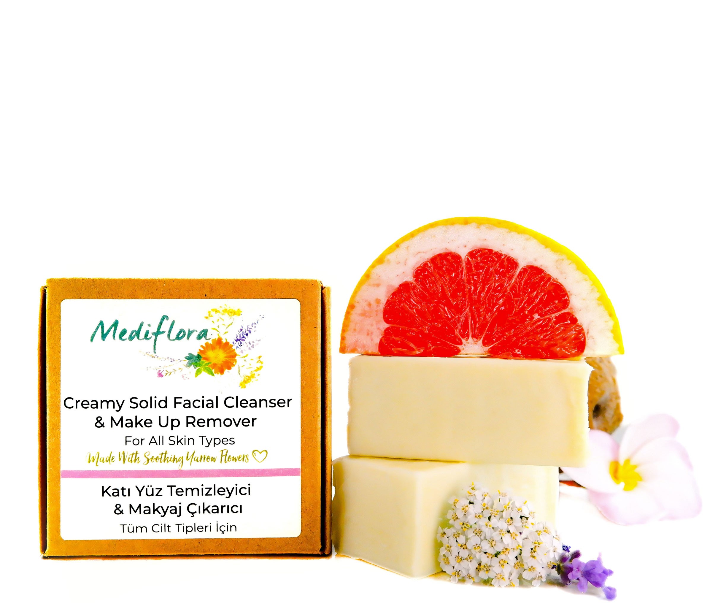 Mediflora Katı Krem Yüz Temizleyici & Makyaj Çıkarıcı