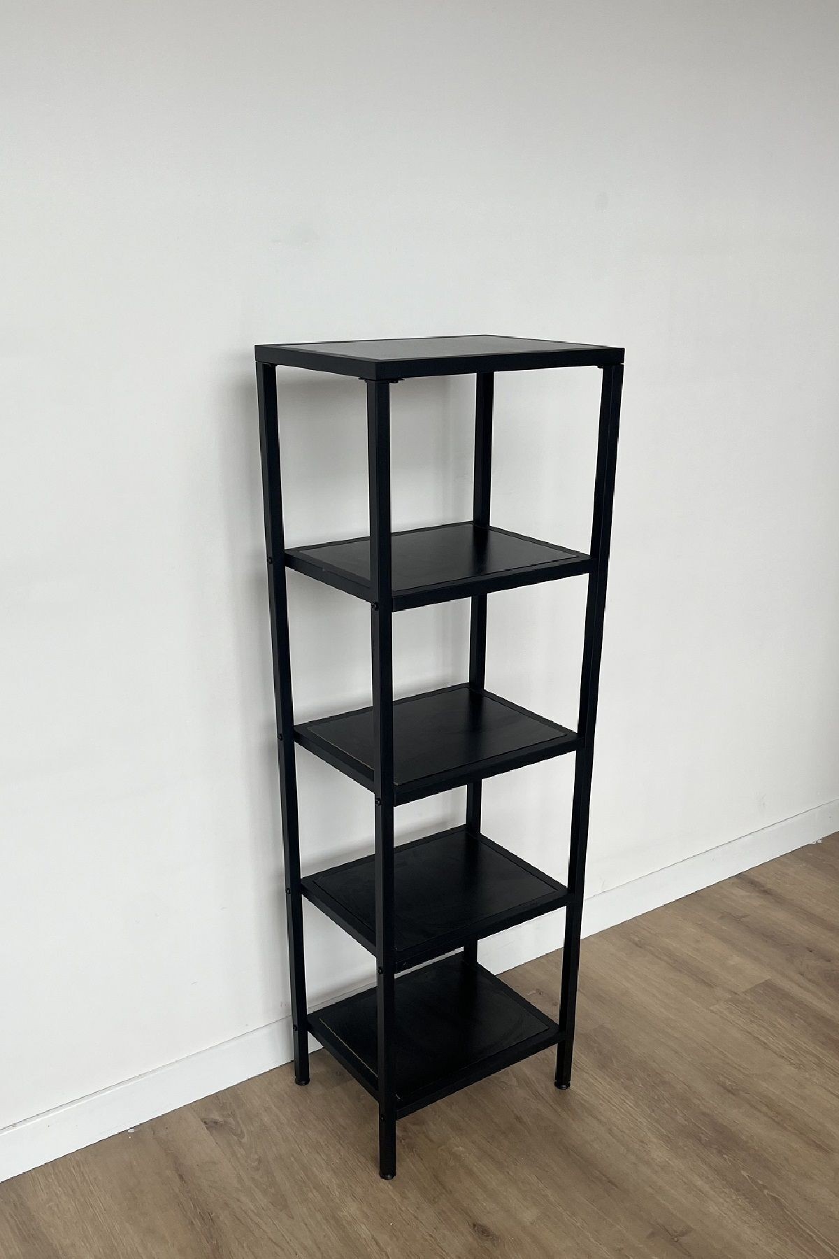 5 Raflı Kitaplık Çok Amaçlı Aksesuar Rafı Metal Banyo Mutfak Rafı