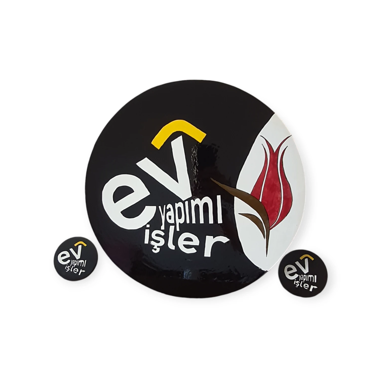ŞİRKET LOGOLU DAİRE KARO VE BARDAK ALTLIĞI