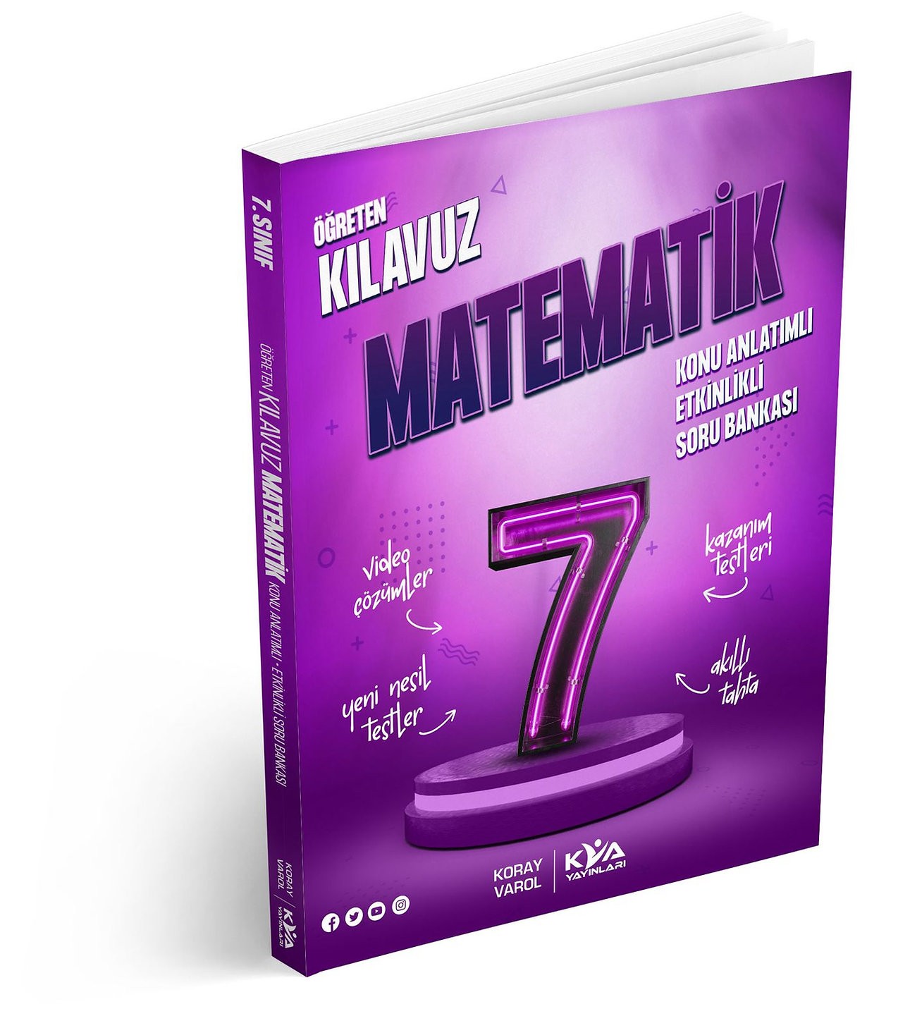 7. Sınıf Koray Varol Matematik Öğreten Kılavuz Konu Anlatımlı Etkinlikli Soru Bankası KVA Koray Varol