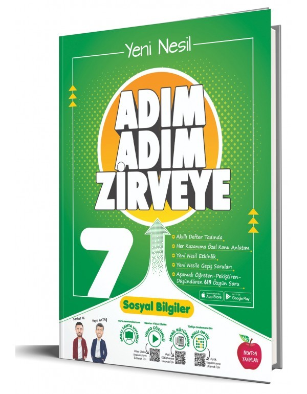 7. Sınıf Adım Adım Sosyal Bilgiler Soru Bankası Newton Yayınları