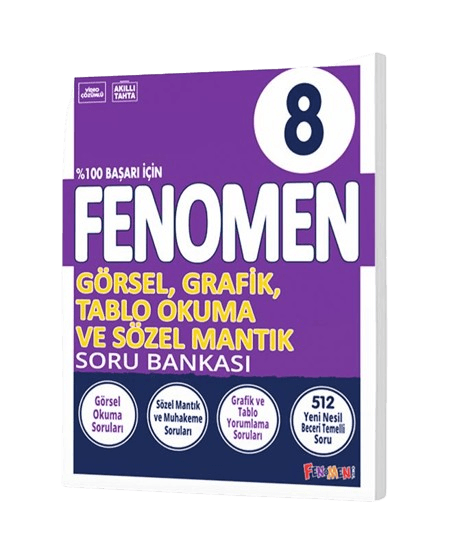 8. Sınıf Görsel, Grafik, Tablo Okuma ve Sözel Mantık Soru Bankası