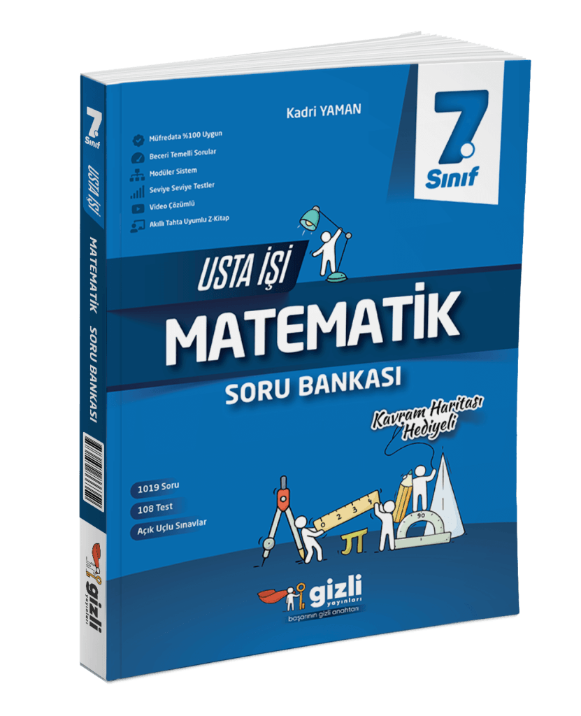 7.Sınıf Matematik Usta İşi Soru Bankası+Kavram Haritası