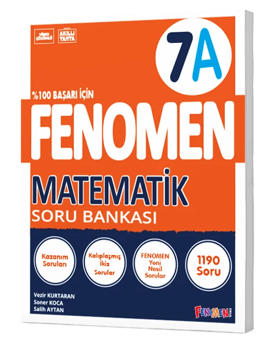 7. Sınıf Fenomen Matematik A Soru Bankası Fenomen Okul Yayınları