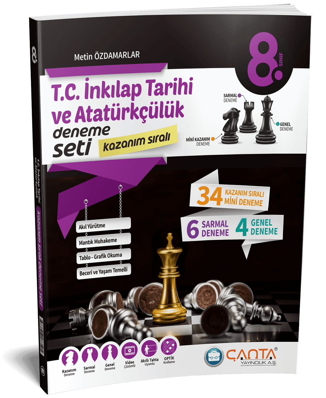 8. Sınıf  T.C. İnkılap Tarihi ve Atatürkçülük Kazanım Sıralı Deneme Seti