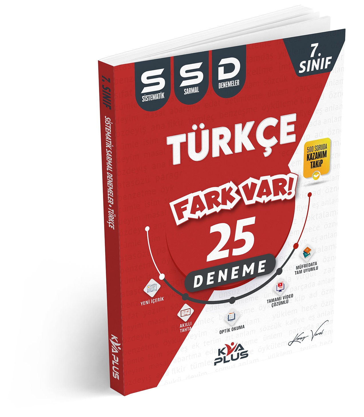 7. Sınıf Koray Varol Türkçe 25 Sistematik Sarmal Deneme (Ssd) KVA Koray Varol
