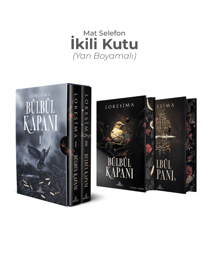 Bülbül Kapanı İkili Kutu - Yan Boyamalı Loresima Ephesus Yayınları