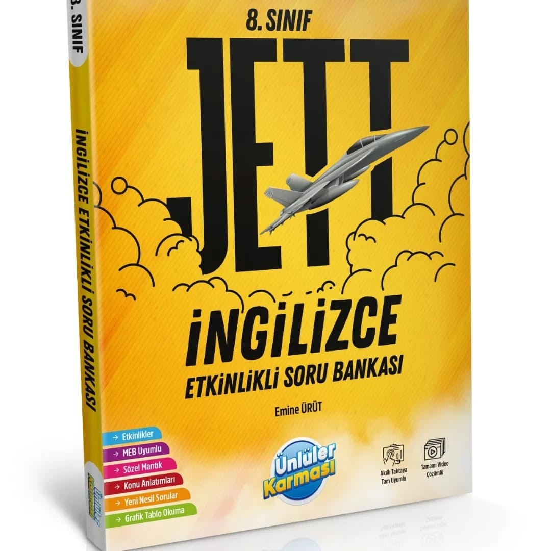 8. Sınıf Jett Etinlikli İngilizce Fasiküller Soru Bankası