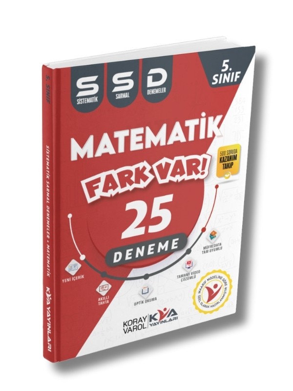 5. Sınıf Koray Varol Matematik 25 Sistematik Sarmal Deneme (Ssd) KVA Koray Varol