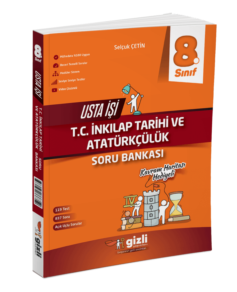 8. Sınıf LGS Usta İşi T.C. İnkılap Tarihi ve Atatürkçülük Soru Bankası