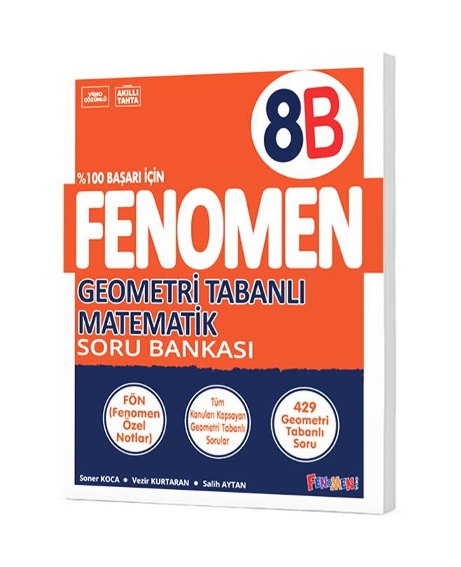 8. Sınıf Geometri Tabanlı Matematik B Soru Bankası Fenomen Okul