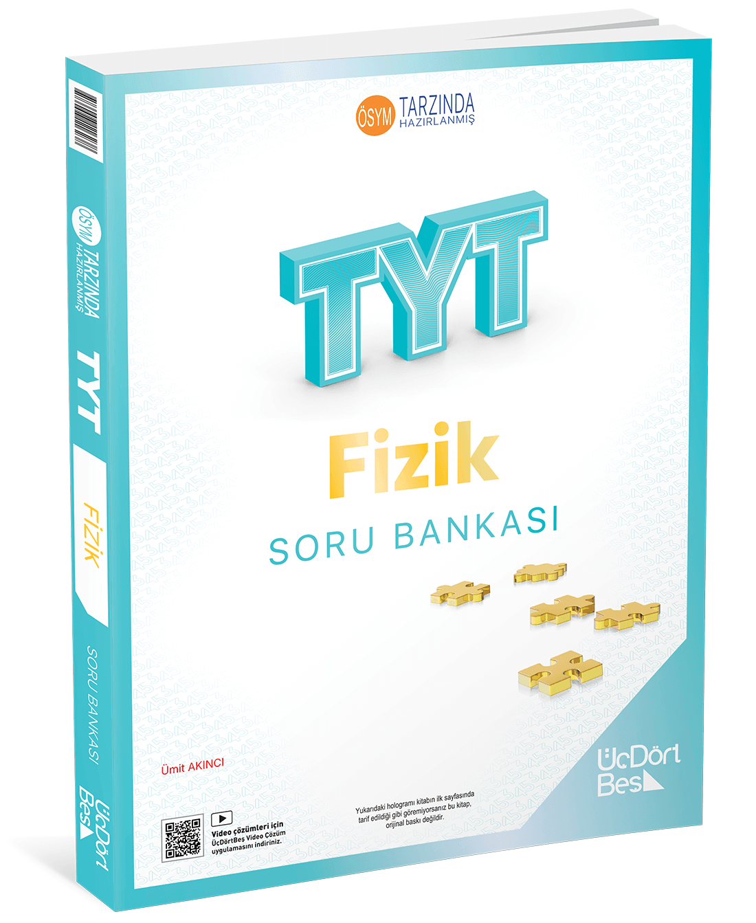 345 - TYT Fizik Soru Bankası Üç Dört Beş Yayınları