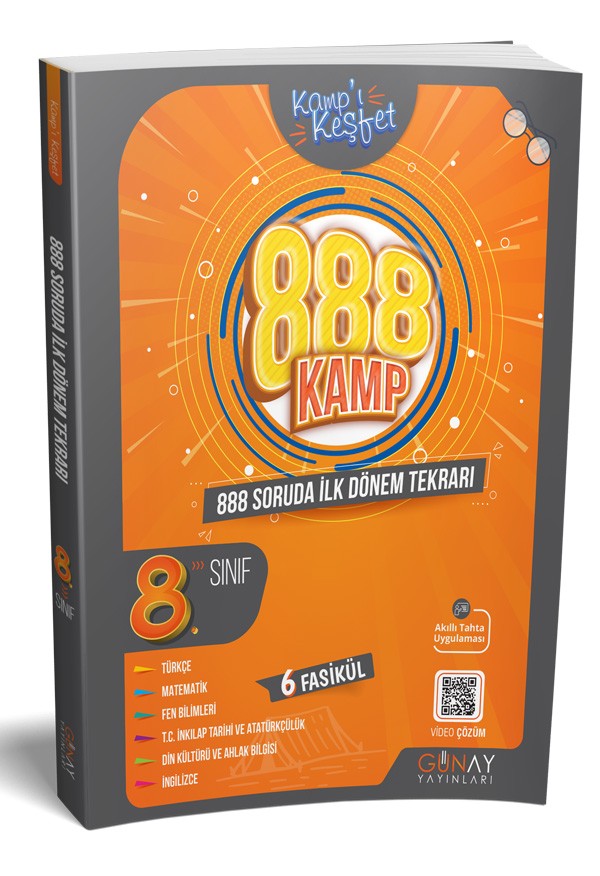 8. Sınıf İlk Dönem Kamp Kitabı (Kampı Keşfet)