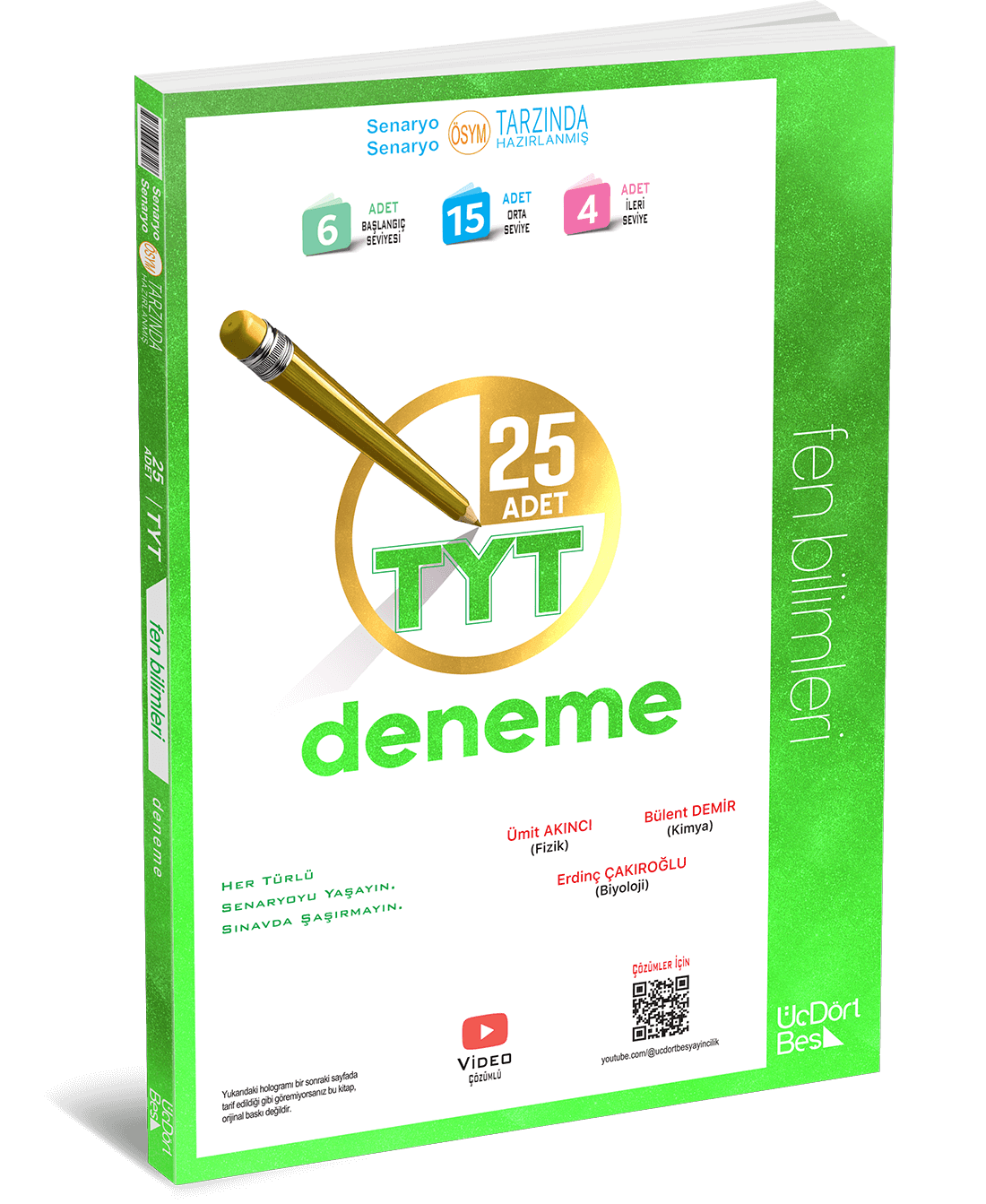 345 - TYT 25 li Fen Bilimleri Deneme