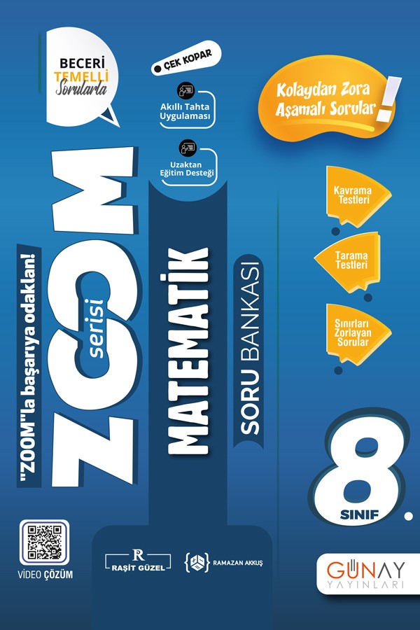 8. Sınıf Zoom Serisi Matematik Soru Bankası