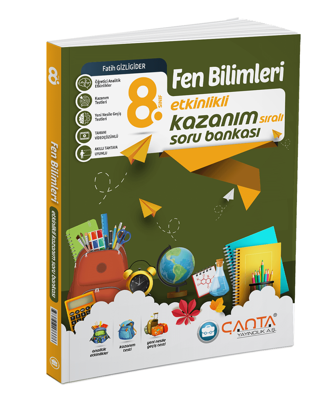 8. Sınıf Fen Bilimleri Etkinlikli Kazanım Soru Bankası