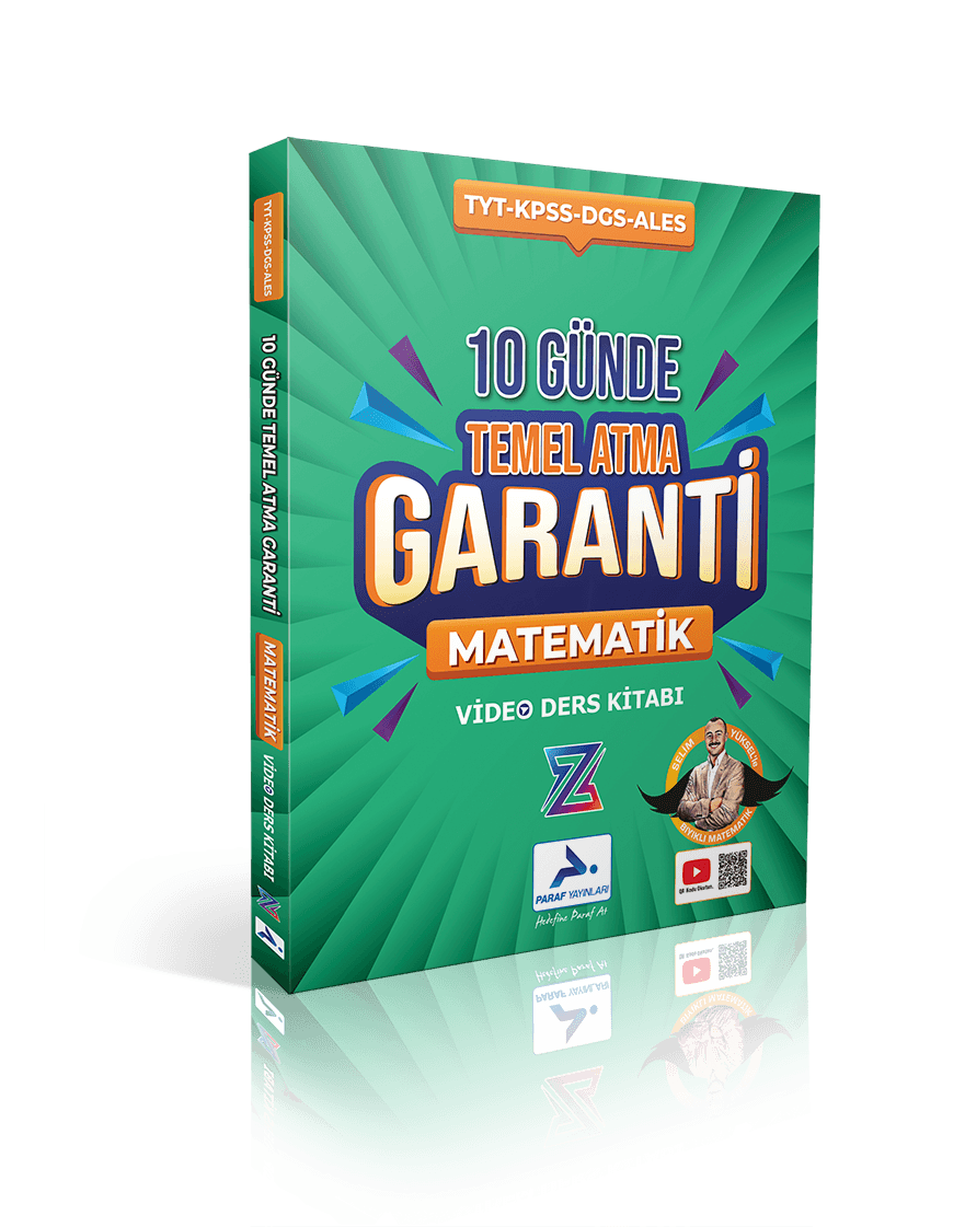 TYT Matematik 10 Günde Temel Atma Garanti Video Ders Kitabı Paraf Z Takımı