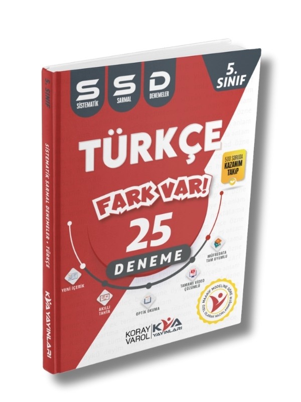 5. Sınıf Koray Varol Türkçe 25 Sistematik Sarmal Deneme (Ssd) KVA Koray Varol