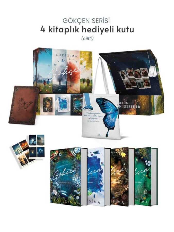 Gökçen Serisi – 4 Kitaplık Hediyeli Kutu (Ciltli)