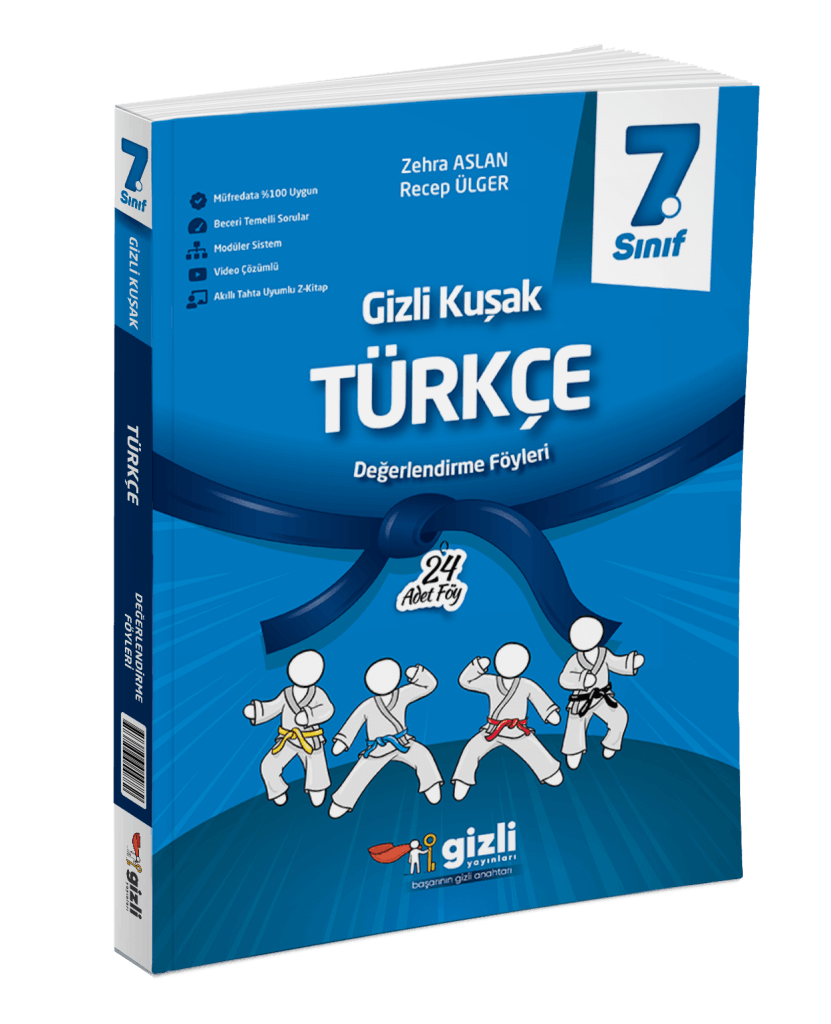 7. Sınıf Türkçe Gizli Kuşak Değerlendirme Föyleri