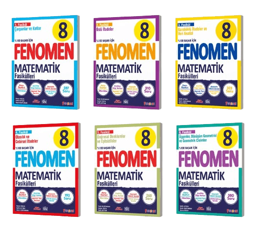 8. Sınıf Matematik Fasikül Seti (1-2-3-4-5-6. Sayılar)
