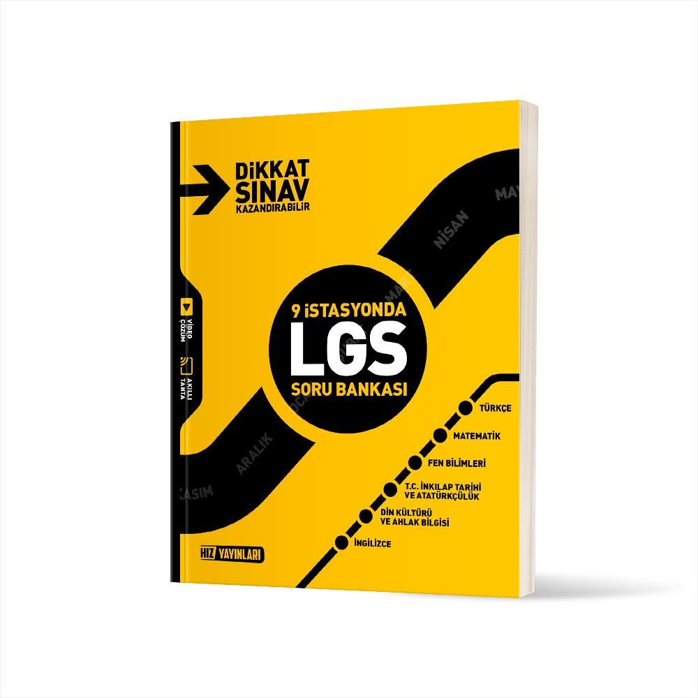 8. Sınıf 9 İstasyonda LGS Soru Bankası