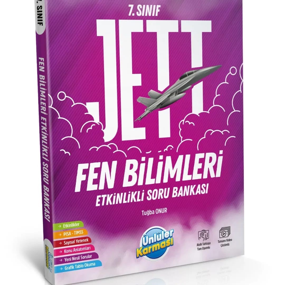 7. Sınıf Jett Fen Bilimleri Fasikülleri Soru Bankası